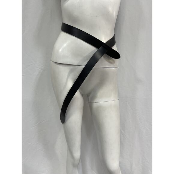 Isabel Marant 'Lecce' Black Leather Knotted Leather Belt Size S - Picture 1 of 4